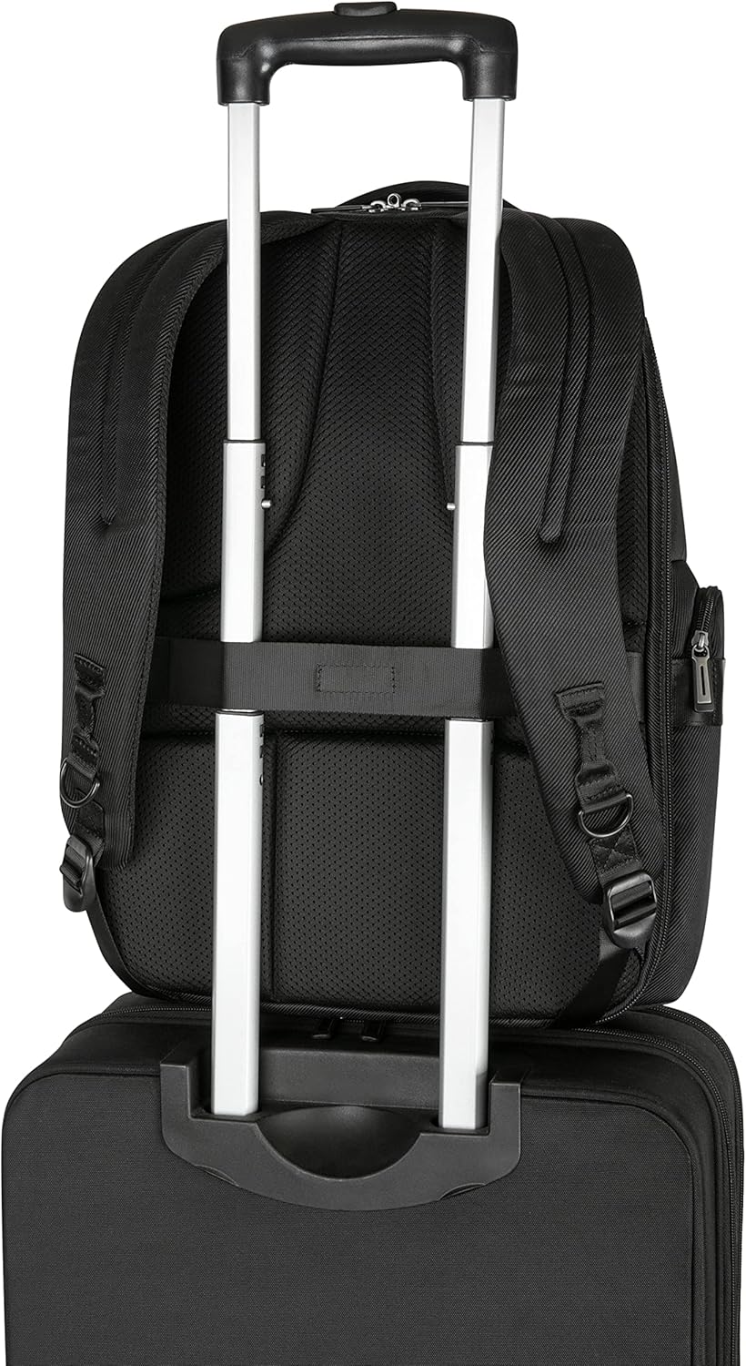 Targus Mobile Elite TBB617GL Carrying Case (Backpack) for 15" to 16" Notebook - Black - TAA Compliant 19.3"x14.2"x6.7"