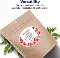 Avery Matte White Oval Printable Labels, Sure Feed Technology, 4.25 x 2.5, Permanent Adhesive