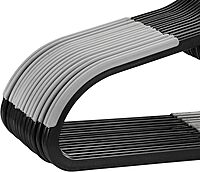 Elama Home Cloths Hanger, Non-Slip, 50 Piece Set (ELH-006-BKGR)