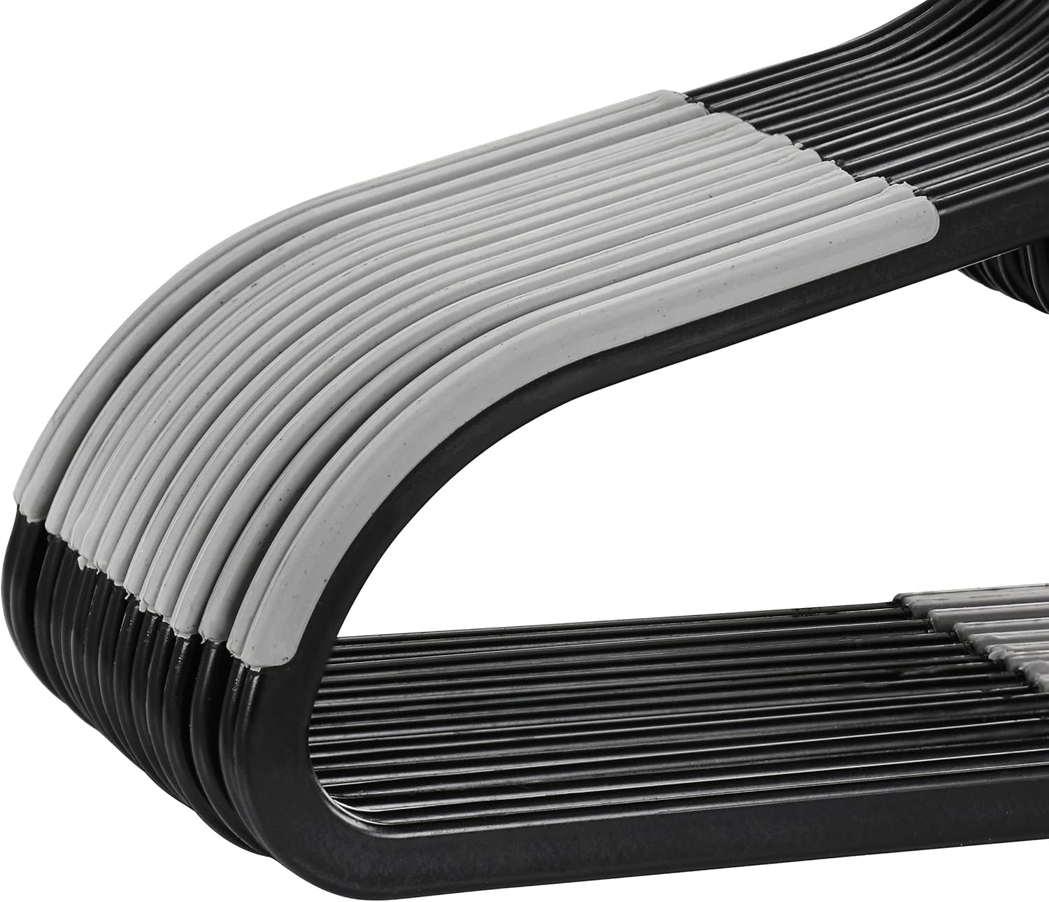 Elama Home Cloths Hanger, Non-Slip, 50 Piece Set (ELH-006-BKGR)
