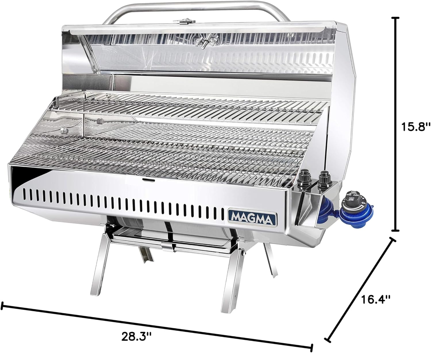 Magma Products, Monterey II Classic Gourmet Series Gas Grill, A10-1225-2, Multi, One Size