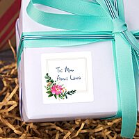 Avery Matte White Square Labels 2.5 x 2.5 - Sure Feed