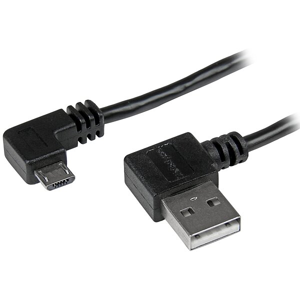 StarTech.com Right-Angle Micro-USB Cable (USB A to Micro B) - USB 2.0