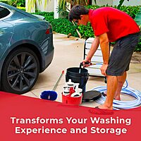 SHURHOLD One Bucket System - 5 Gallon Bucket with Rope Handle, Lid, Caddy & Grate