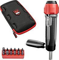 Real Avid Gunsmithing Torque Wrench Kit | All in One Torq Driver Tool with Screwdriver Bit Set & Brass Punch Set & Hammer