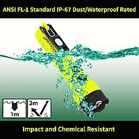 Nightstick XPP-5422GMX X-Series Intrinsically Safe Dual-Light Flashlight with Dual Magnets, Green/Black