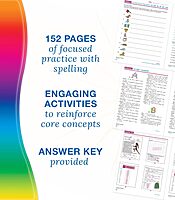 Spectrum Spelling Workbook Grade 5, Ages 10 to 11, 5th Grade Spelling Workbooks, Handwriting Practice with Parts of Speech