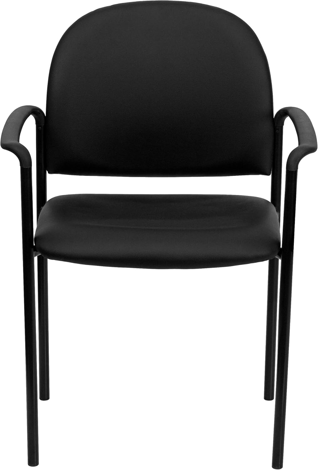 Flash Furniture Tiffany Side Reception Chair with Arms, Stackable Steel Frame