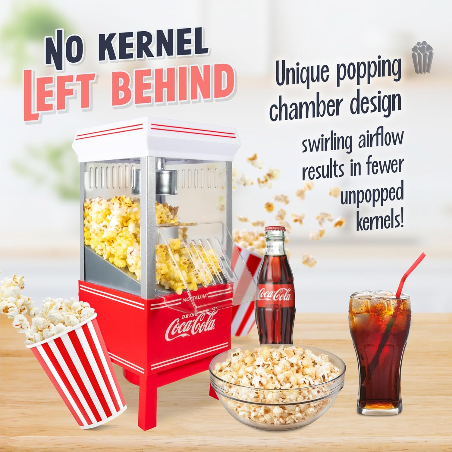 Nostalgia Vintage Hot-Air Popcorn Maker Machine