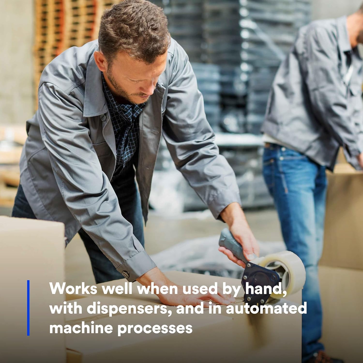 Scotch High Tack Box Sealing Tape 311+, Cold Shipping, Freezer Storage, Clear Color, 48 mm x 100 m (Pack of 1)