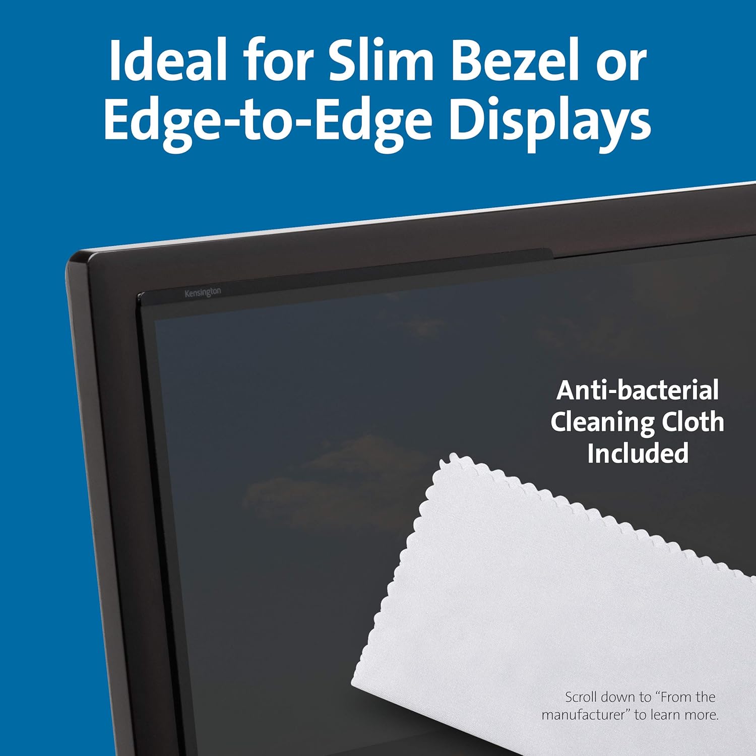 Kensington MagPro Monitor Privacy Screen with Magnetic Strip