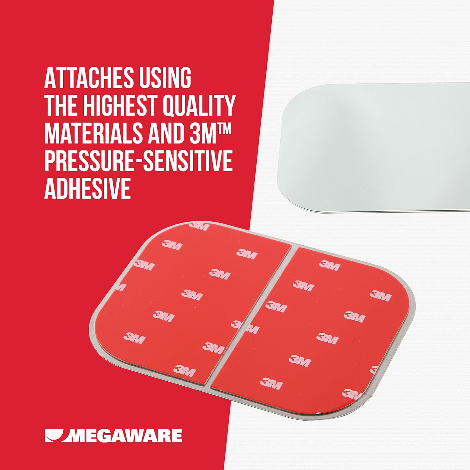 Megaware - ScuffBuster Bow Guard for Boats - Protects from Scuffs and Scratches - Stainless Steel Shield with 3M Adhesive