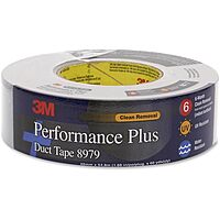 3M Performance Plus 8979 Duct Tape Heavy Duty, Black, 48 mm x 55 m, 12.1 mil