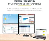 StarTech.com Universal USB-C and Thunderbolt Docking Station