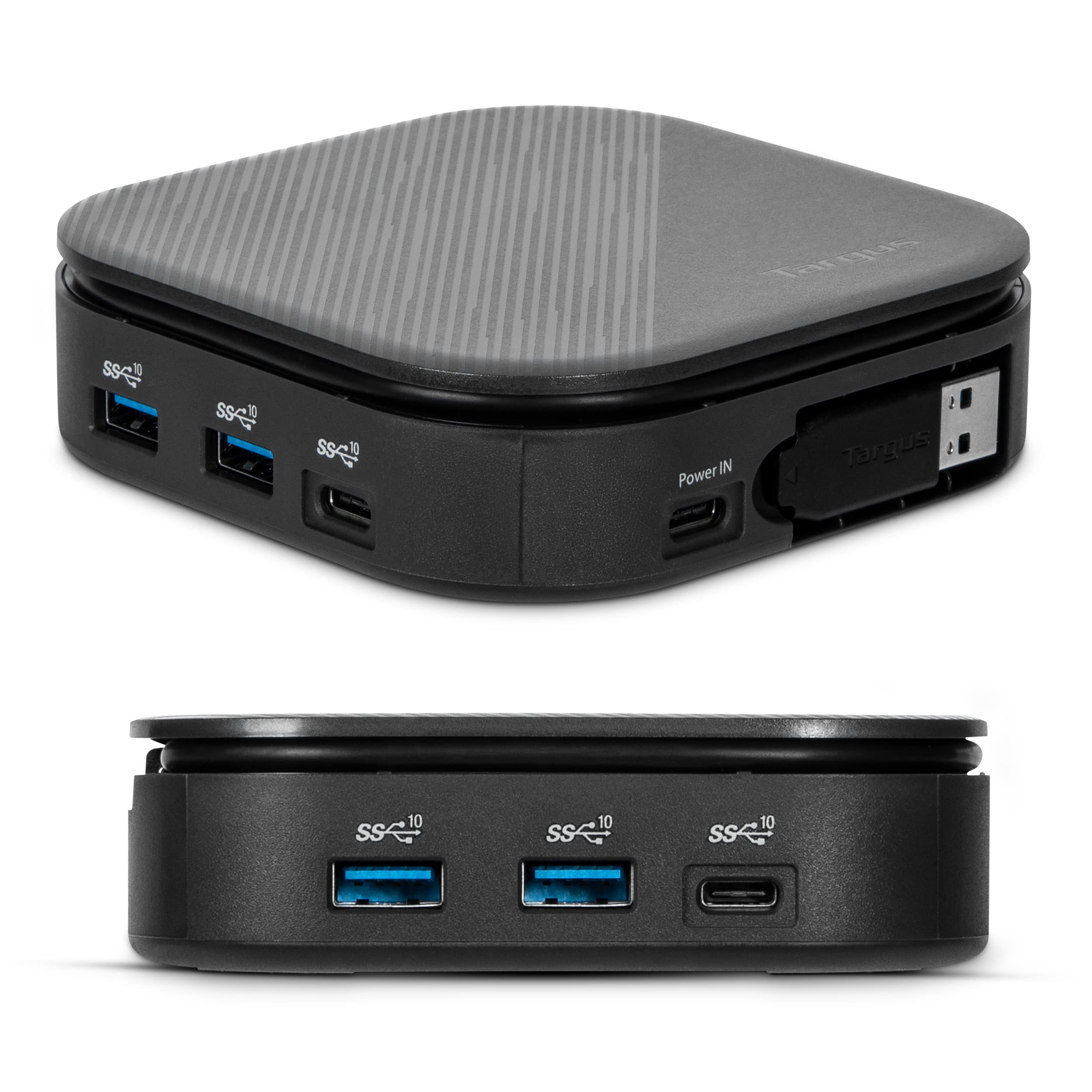 Targus USB-C Universal Dual HD Docking Station with 80W PD Pass-Thru, Docking Station Dual Monitor (HD) or Single Monitor