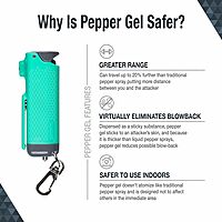 SABRE Safe Escape 3-in-1 Pepper Gel Spray with Seat Belt Cutter and Window Breaker
