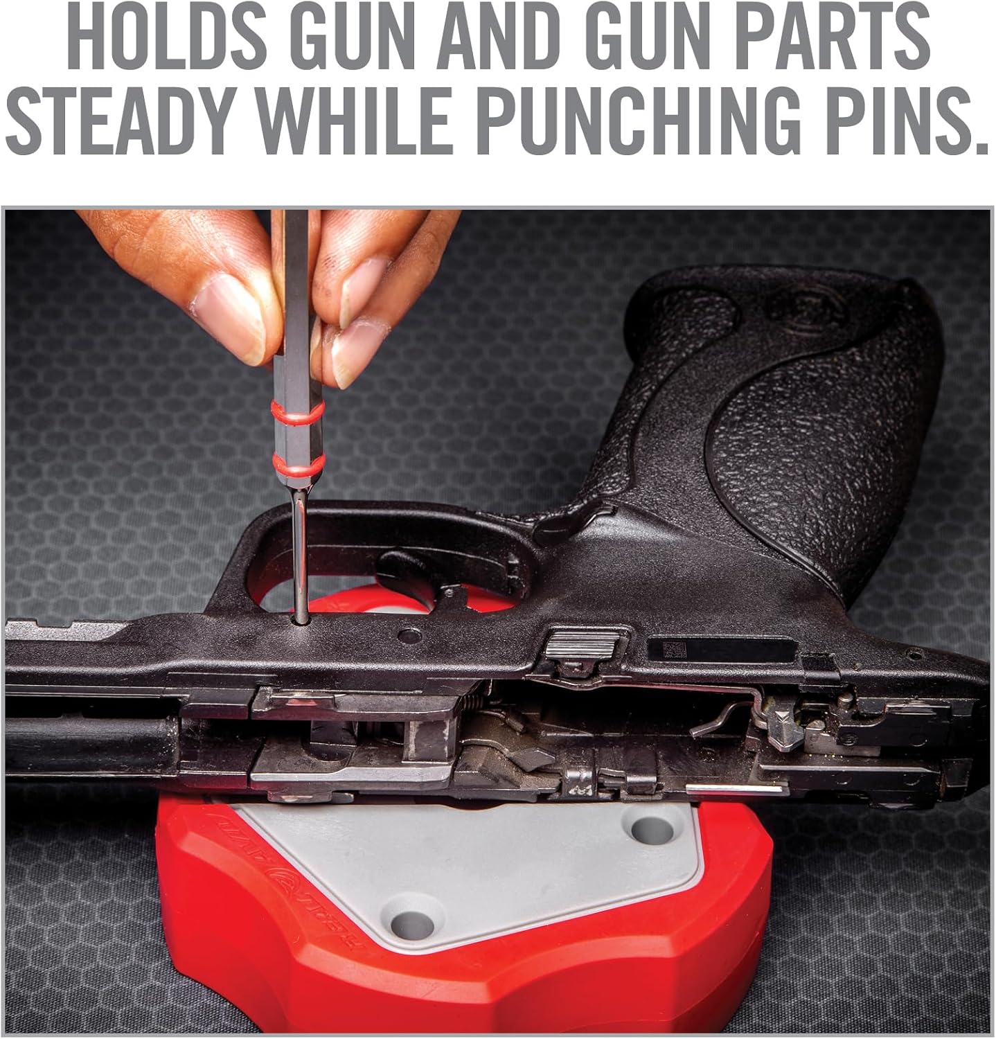 Real Avid Smart Bench Block - Universal Armorers Block Made with Non-Marring Materials, Non-Slip Bench Block For Glock