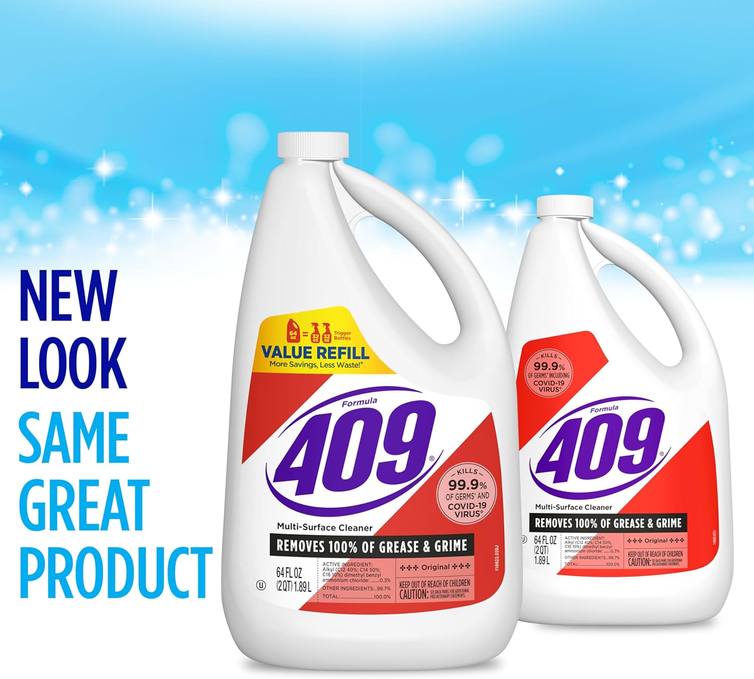 Formula 409 Multi-Surface Cleaner, Refill Bottle, Original, 64 Fluid Ounces (Package May Vary)