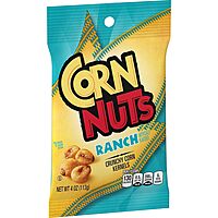 CORN NUTS Ranch Flavored Corn Kernels, Crunchy Corn Snacks, Snack Box, Variety Packs for Adults, 4oz. (Pack of 12)