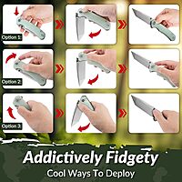 CIVIVI Brazen Folding Knife, Button Lock Pocket Knife with 3.46'' Swedish 14C28N Tanto Blade, Ultra-Grip G10 Handle, Low-Profile Clip for EDC