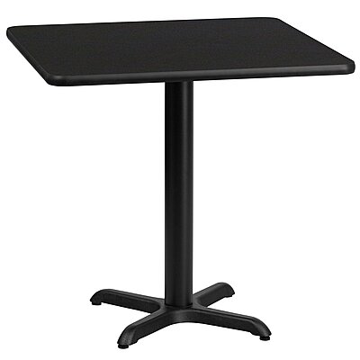 Flash Furniture Square Hospitality Table With X-Style Base, 31-3/16inH x 30inW x 30inD