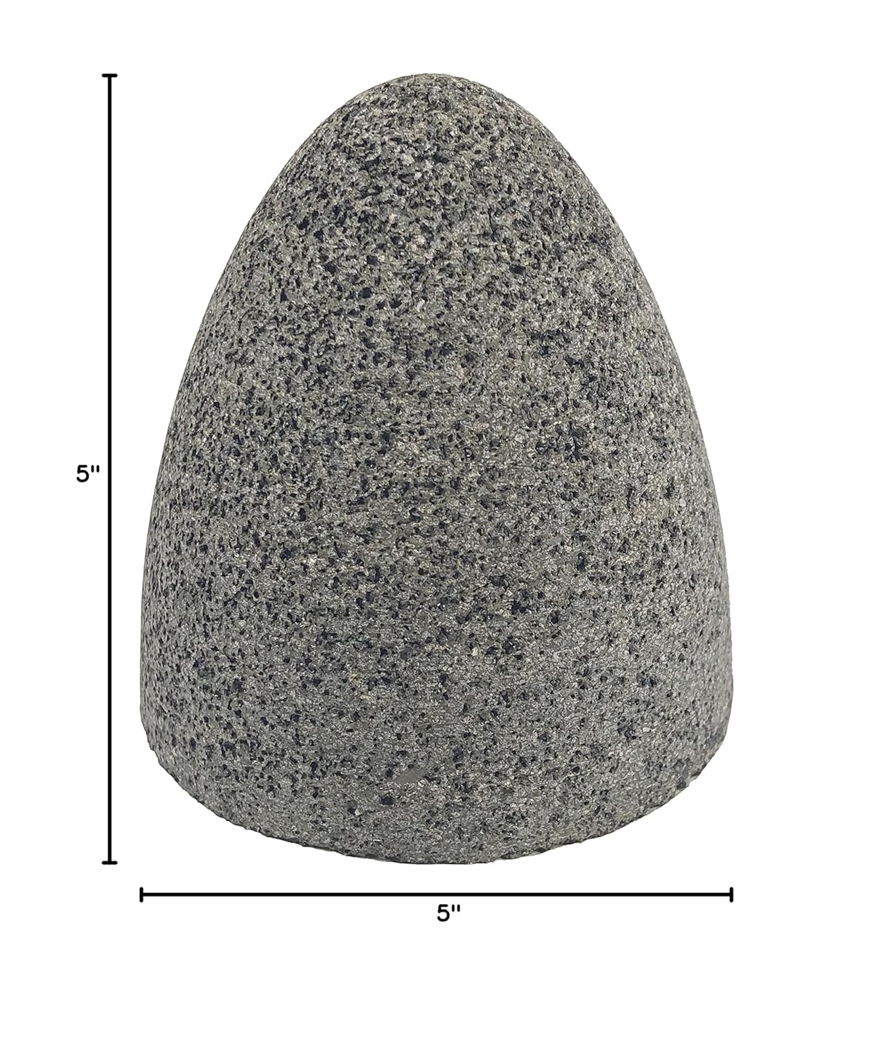 Weiler 68314 TIGER AO TYPE 16 Round Tip Portable Grinding Cone, A24-R, 3" X 3" X 5/8-11 (Pack of 12)