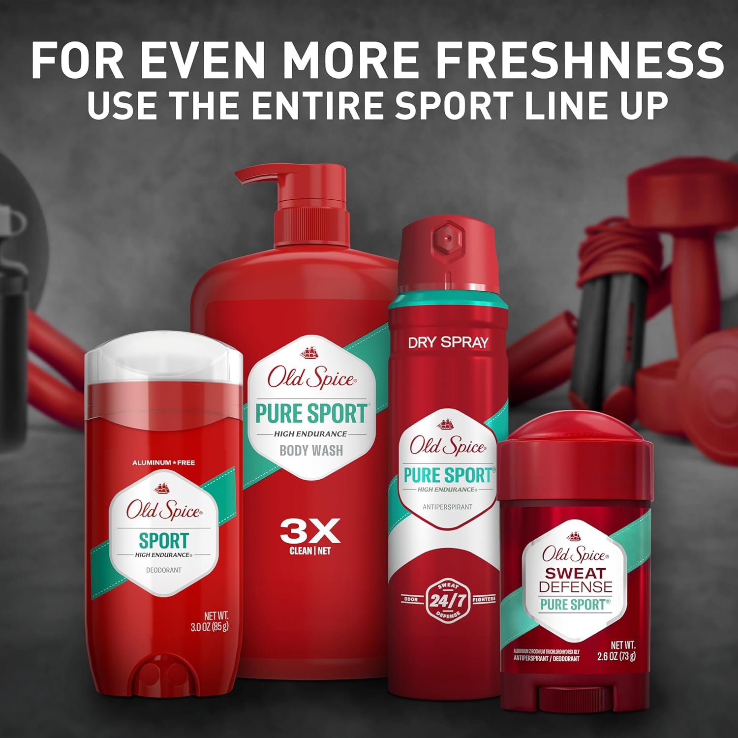 Old Spice Aluminum Free Antiperspirant Deodorant For Men, High Endurance, 24/7 Sweat Defense & Odor Protection