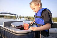 ONYX General Purpose Coast Guard Approved Boating Life Jacket Child 33-55lbs Blue