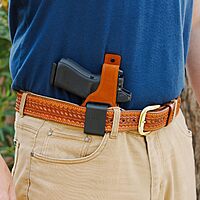 Galco Waistband IWB Belt Holster Compatible with Glock 19/19X/23/31/45 withwo Red Dot - Premium Center-Cut Steerhide