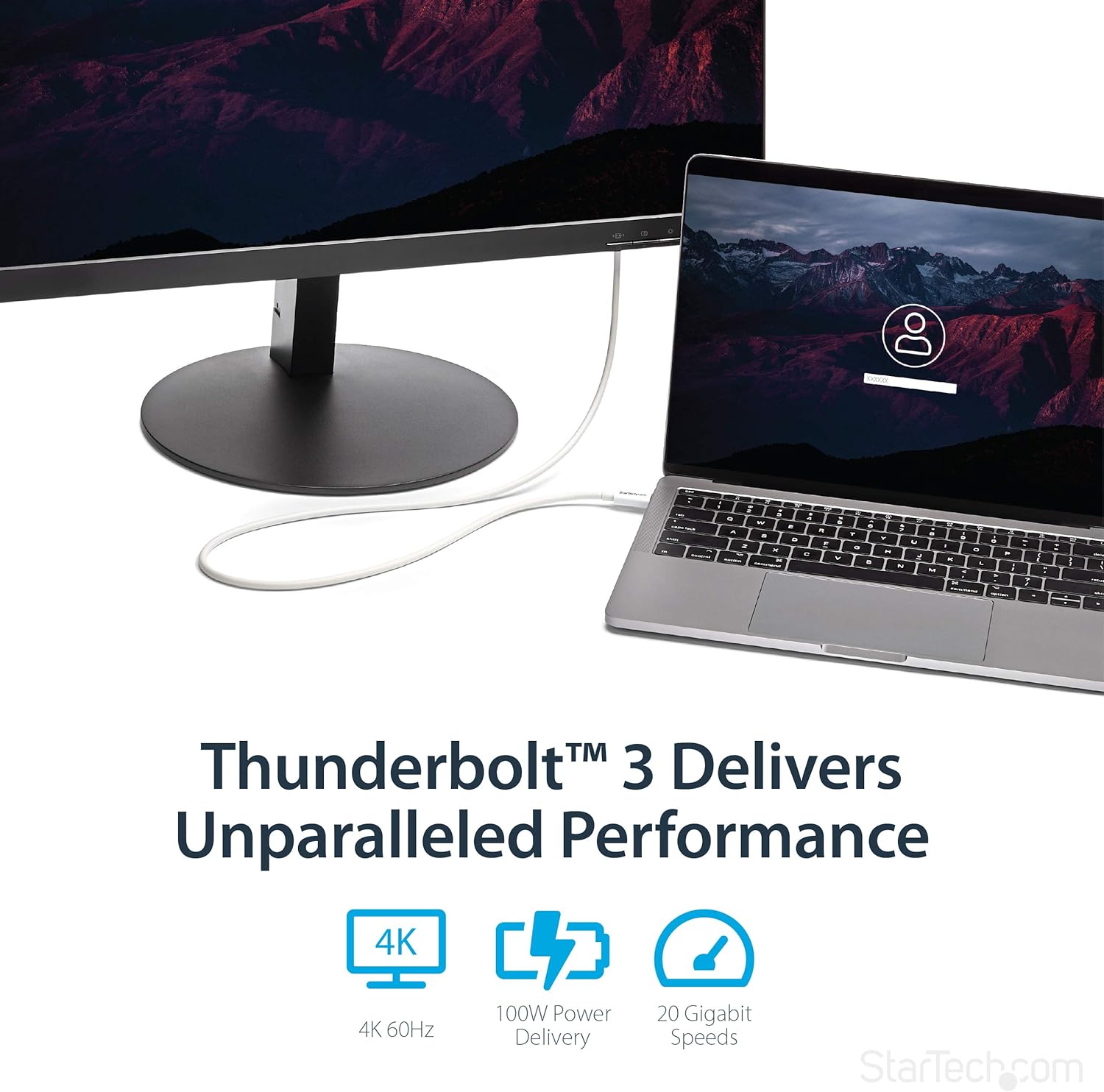 StarTech.com Passive Thunderbolt 3 USB-C Cable