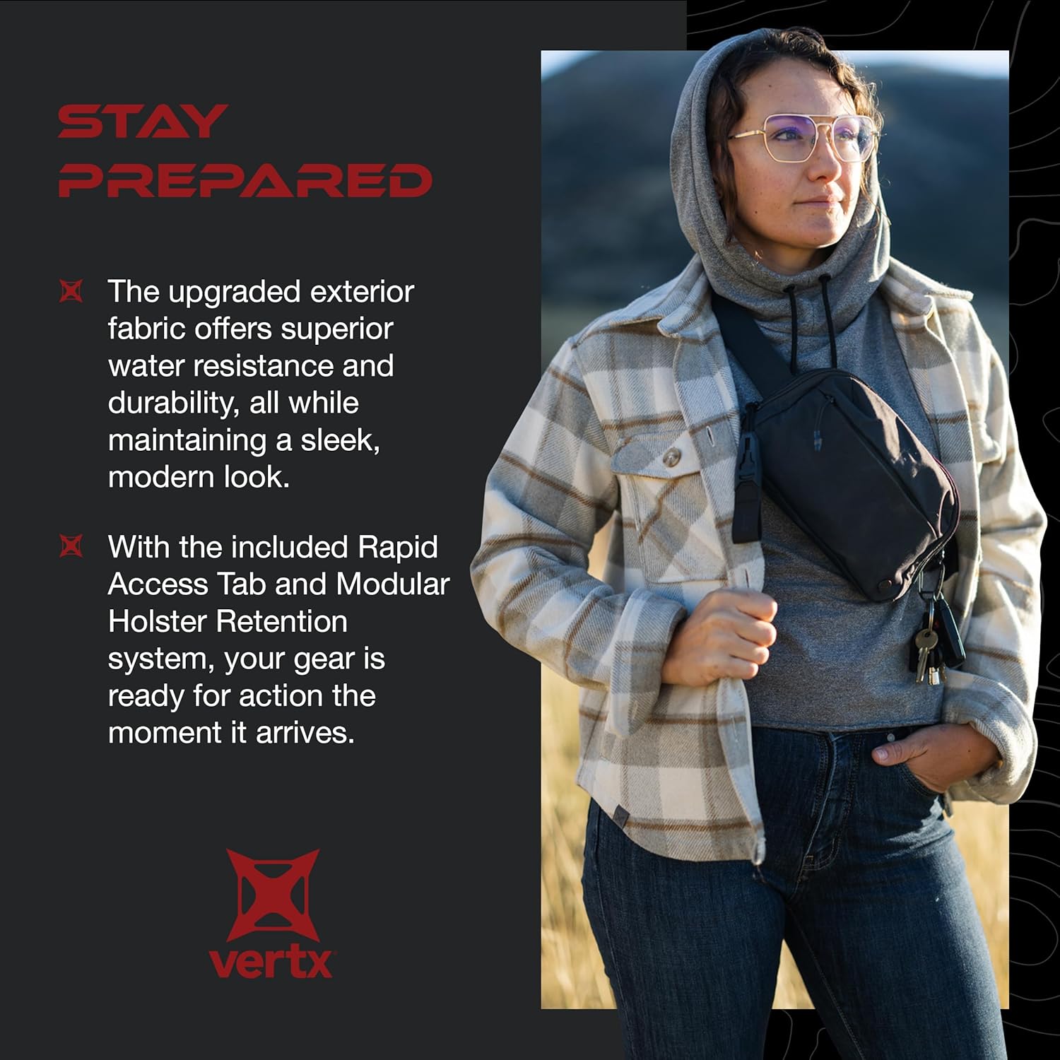 Vertx Everyday Fanny Pack 2.0 CCW Tactical Concealed Carry Waist Bag