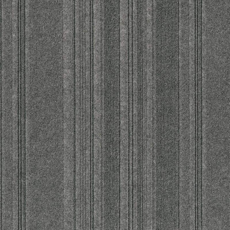 Foss Floors Couture Peel & Stick Carpet Tiles, 24in x 24in, Sky Gray, Set Of 15 Tiles