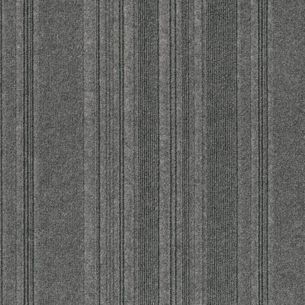Foss Floors Couture Peel & Stick Carpet Tiles, 24in x 24in, Sky Gray, Set Of 15 Tiles