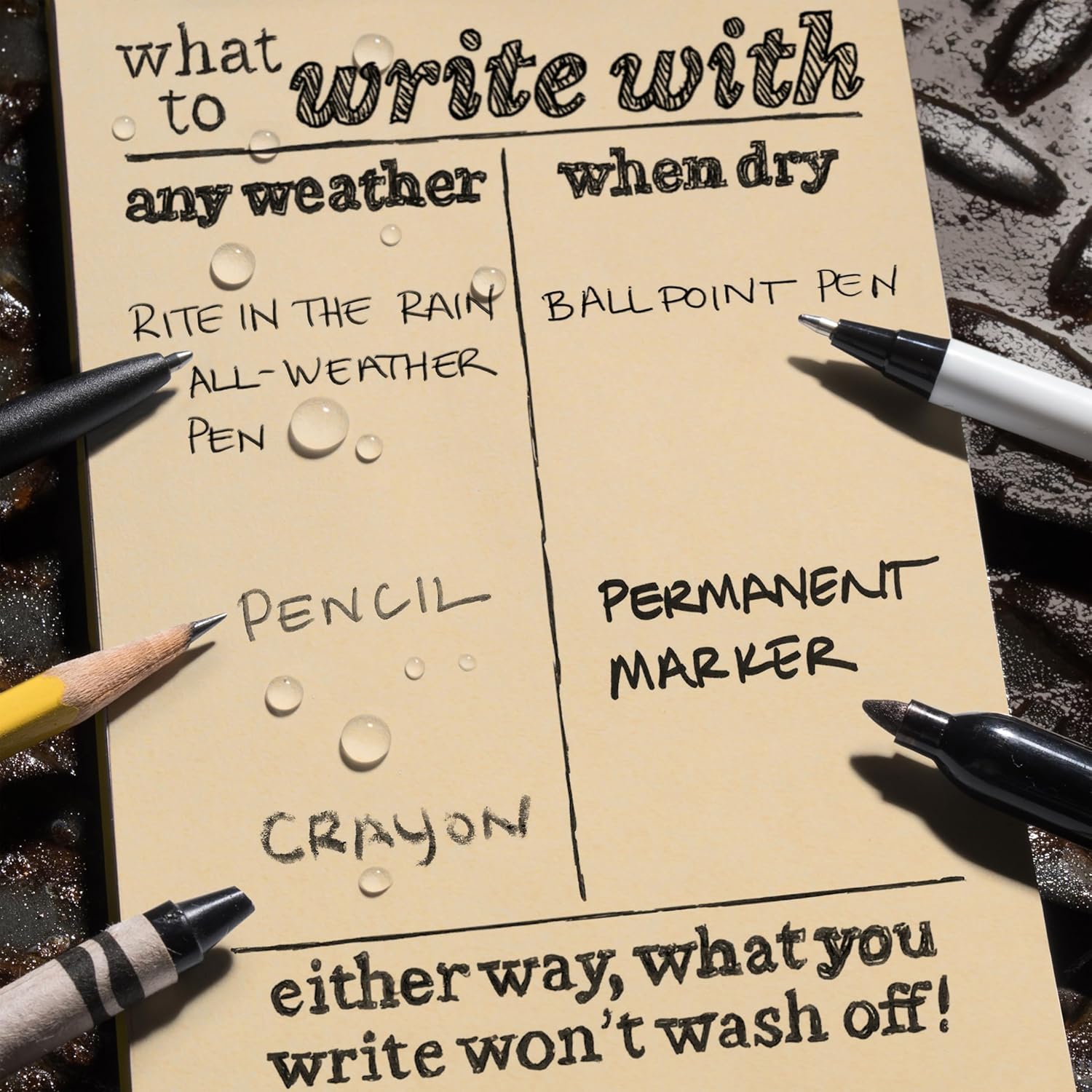 RITE IN THE RAIN Weatherproof Binder Kit with CORDURA Cover, Polydura Binder, All-Weather Loose Leaf, Weatherproof Pen