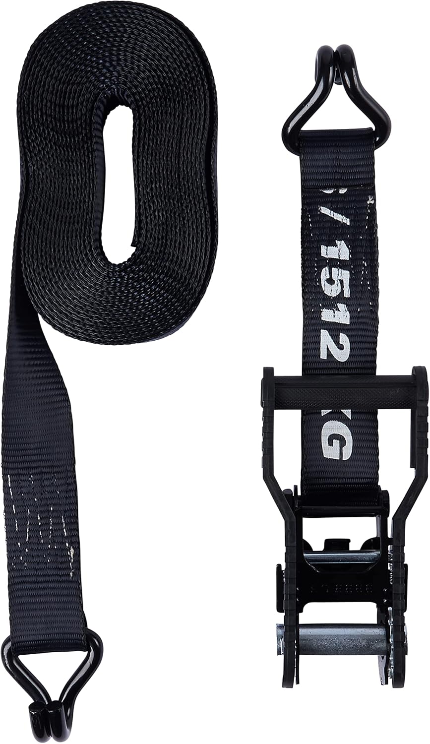 KEEPER 85458 27' Combat Ratchet Tie Down, Black