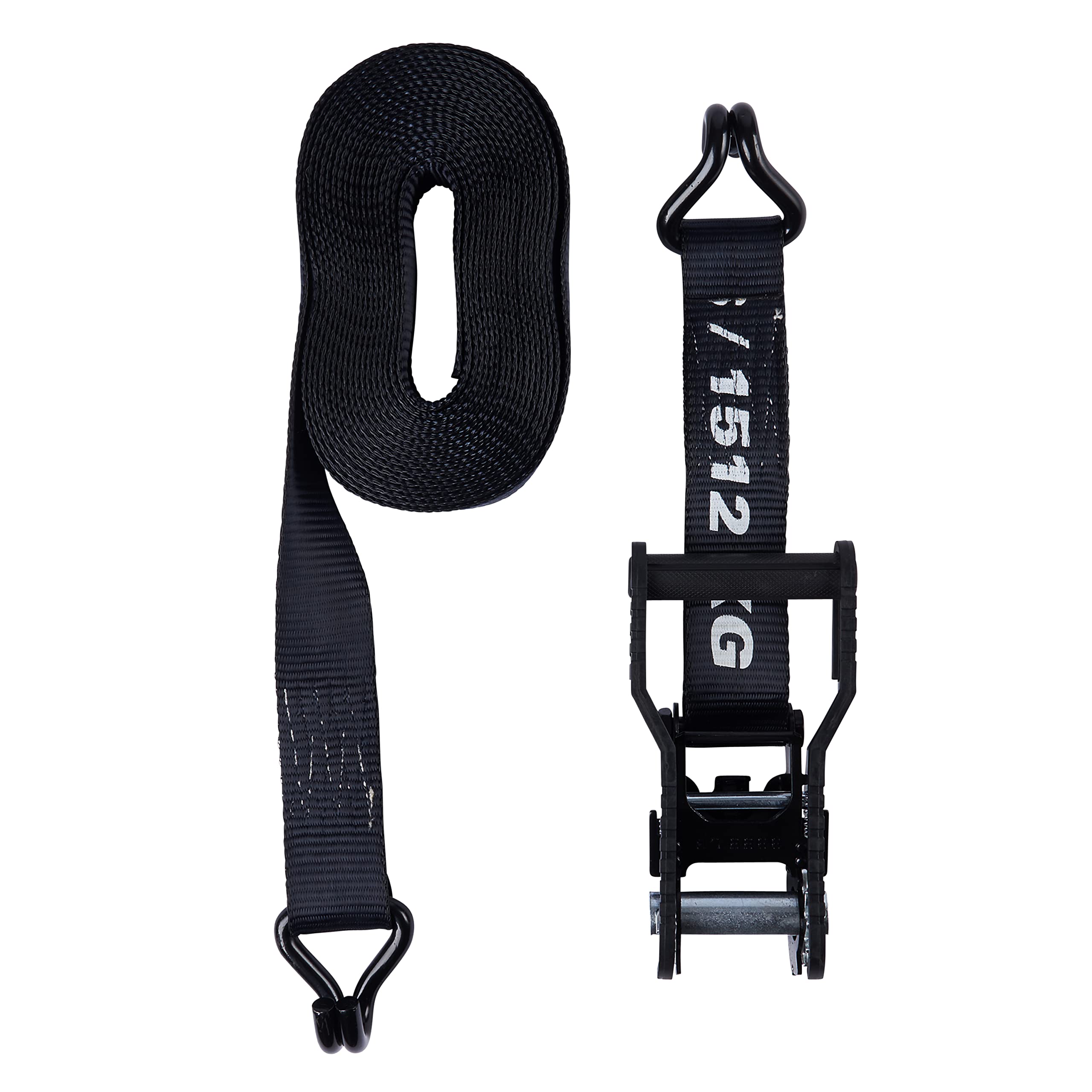 KEEPER 85458 27' Combat Ratchet Tie Down, Black