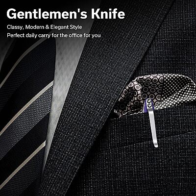 SENCUT Jubil Folding Pocket Knife D2 Wharncliffe, G10 Handle, Front Flipper