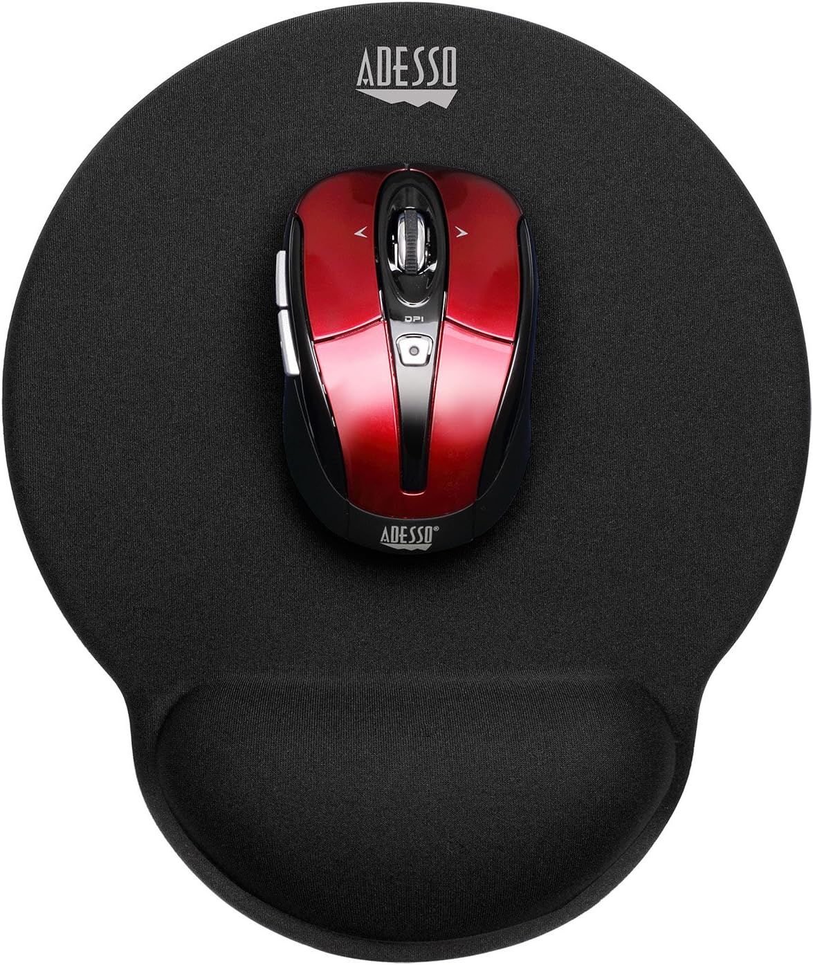 Adesso TruForm P200 Truform Memory Foam Mouse Pad with Ergonomic Wrist Rest Anti -Slip Design