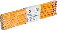 Business Source Unsharpened Woodcase No. 2 Pencils - Pack of 12 (37507), Yellow