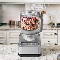 Ninja Food Processor, Professional Plus, 1000 Peak Watts, 4 Functions for Chopping, Slicing, Purees & Dough with 9-Cup Processor Bowl, 3 Blades, Food Chute & Pusher, Silver, BN601 9-Cup Food Processor