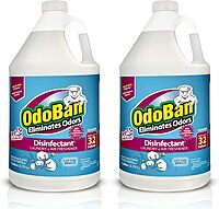 OdoBan Disinfectant Concentrate and Odor Eliminator, 2 Gallons, Cotton Breeze Scent