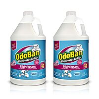 OdoBan Disinfectant Concentrate and Odor Eliminator, 2 Gallons, Cotton Breeze Scent