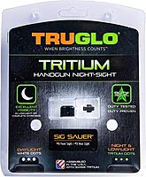 TRUGLO Tritium Handgun Night Sights Front & Rear Compatible with Sig Sauer