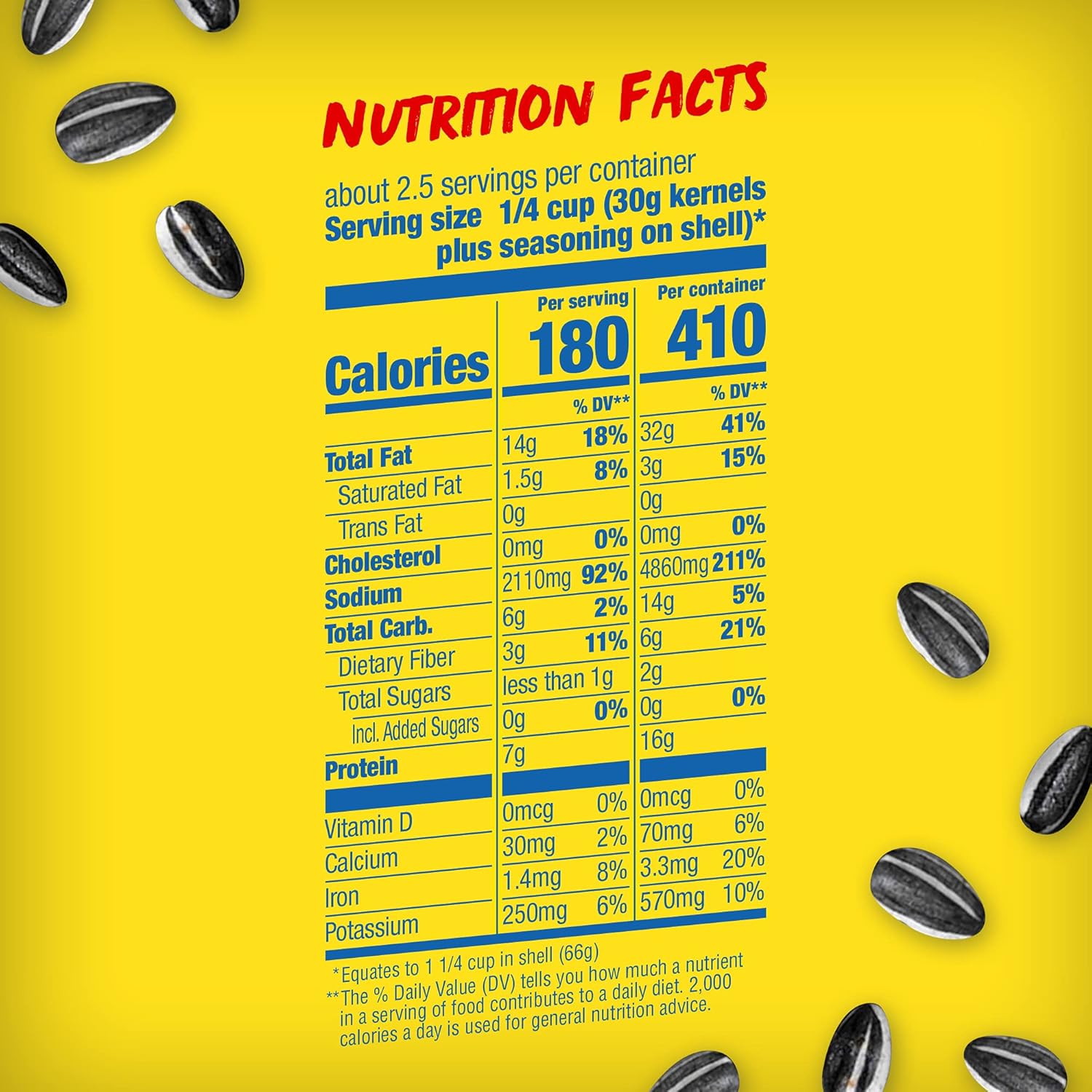 BIGS Sunflower Seeds, Old Bay Seasoned Flavor, 5.35 oz. (Pack of 12)