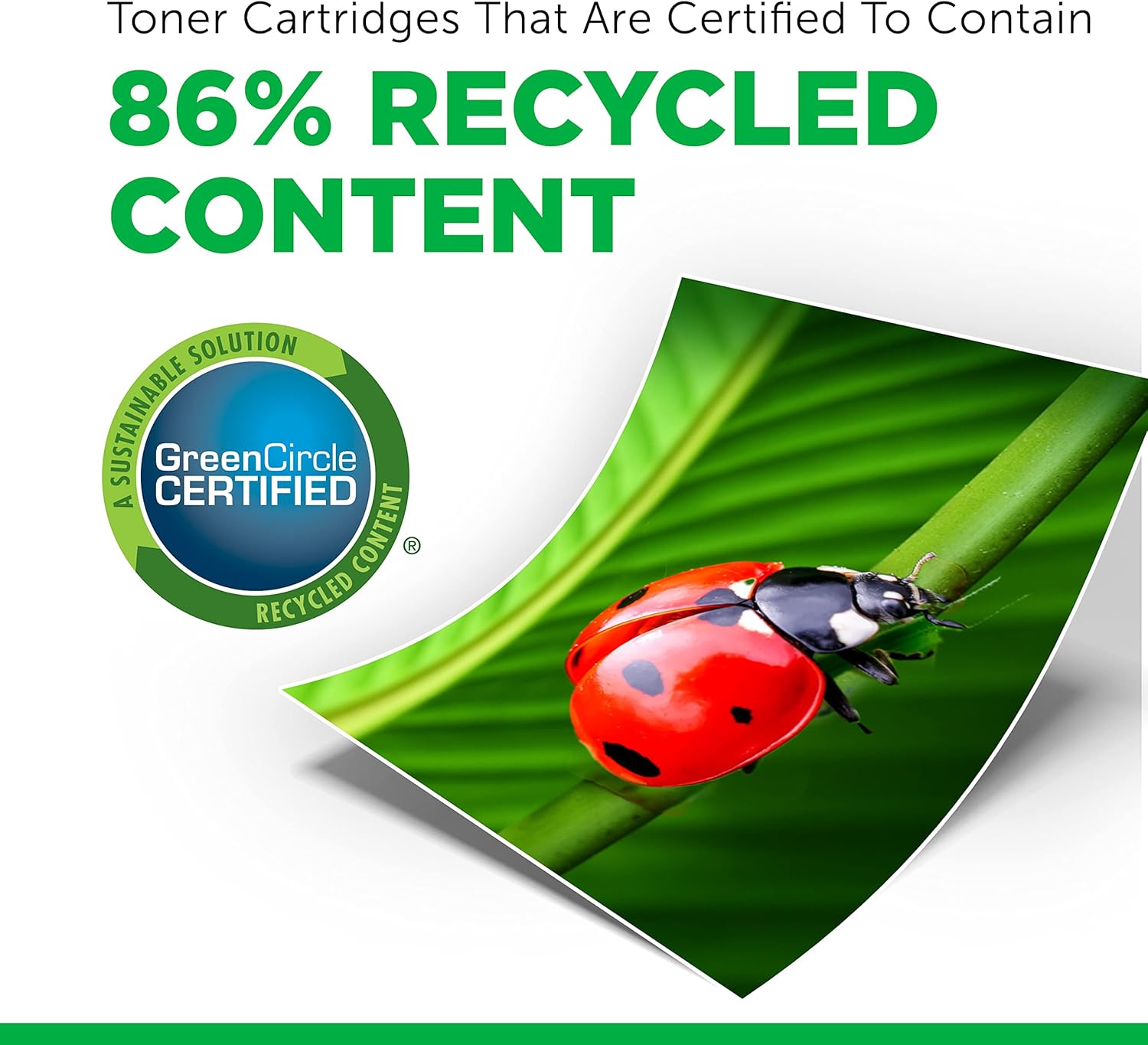 Clover Remanufactured Toner Cartridge (Reused OEM Chip) Replacement for HP 206A (W2111A) | Cyan