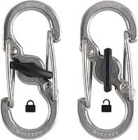 Nite Ize S-Biner MicroLock Stainless Steel Dual-Gate Carabiner Key Holder