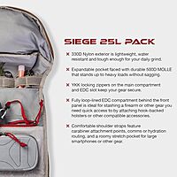 VERTX Siege 25L Tactical Backpack