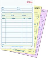 TOPS Sales Order Book, 3-Part, Carbonless, White/Canary/Pink, 5-9/16 x 7-15/16 Inches, 50 Sets per Book (46510)