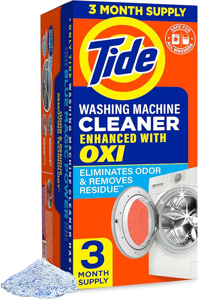 Tide Washing Machine Cleaner for Front and Top Loader Machines, 3 Count Box