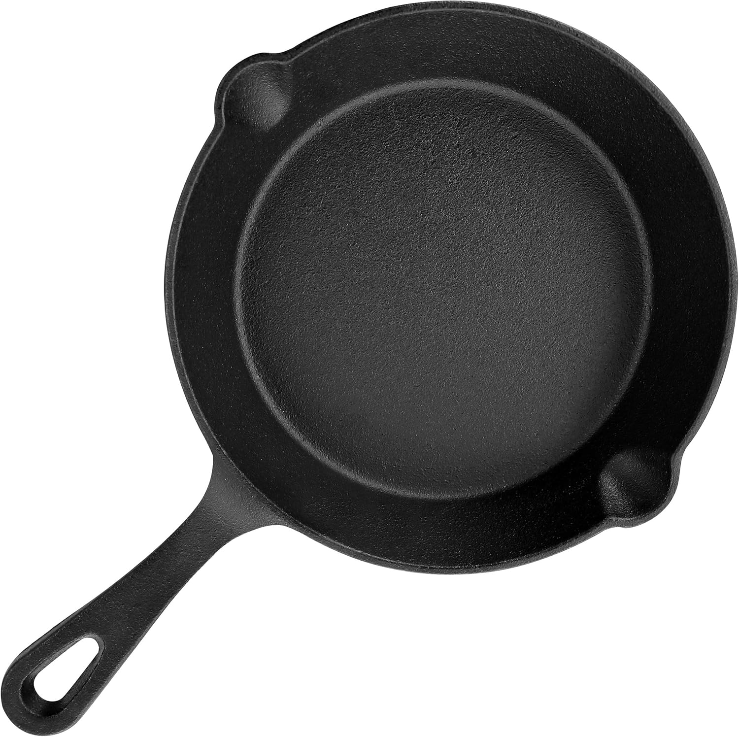 MegaChef Pre-Seasoned Round Cast Iron Frying Pan